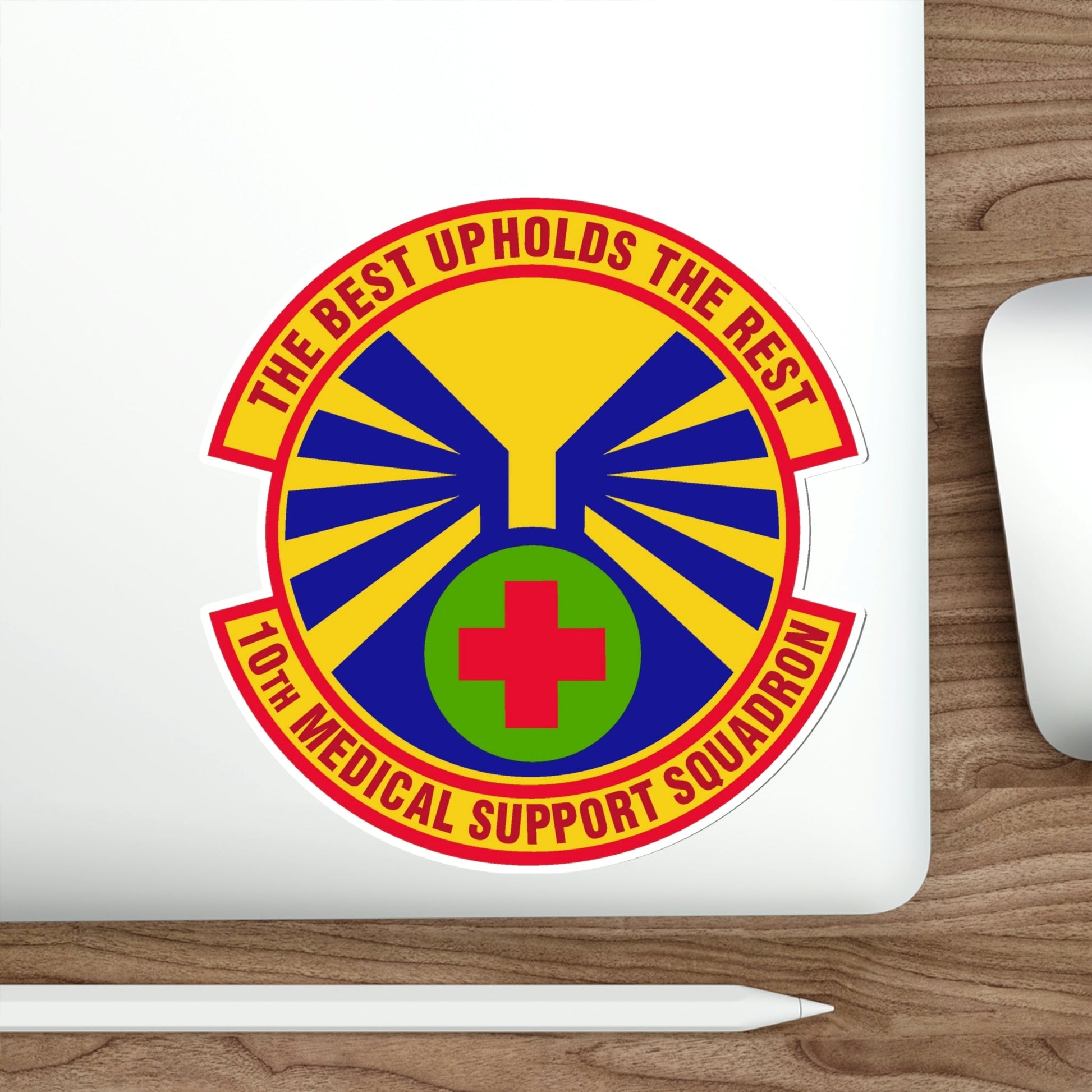 10th Medical Support Squadron (U.S. Air Force) STICKER Vinyl Die-Cut Decal-The Sticker Space