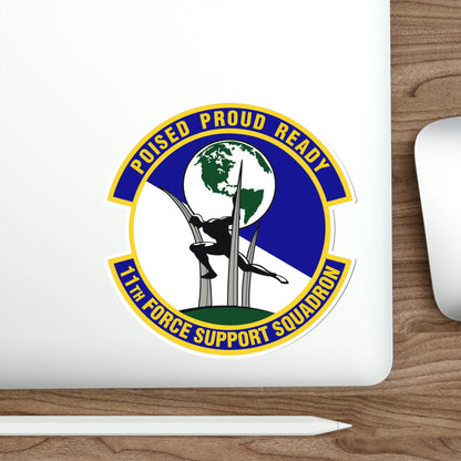 11 Force Support Squadron USAF (U.S. Air Force) STICKER Vinyl Die-Cut Decal-The Sticker Space