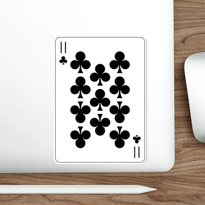 11 of Clubs Playing Card STICKER Vinyl Die-Cut Decal-The Sticker Space