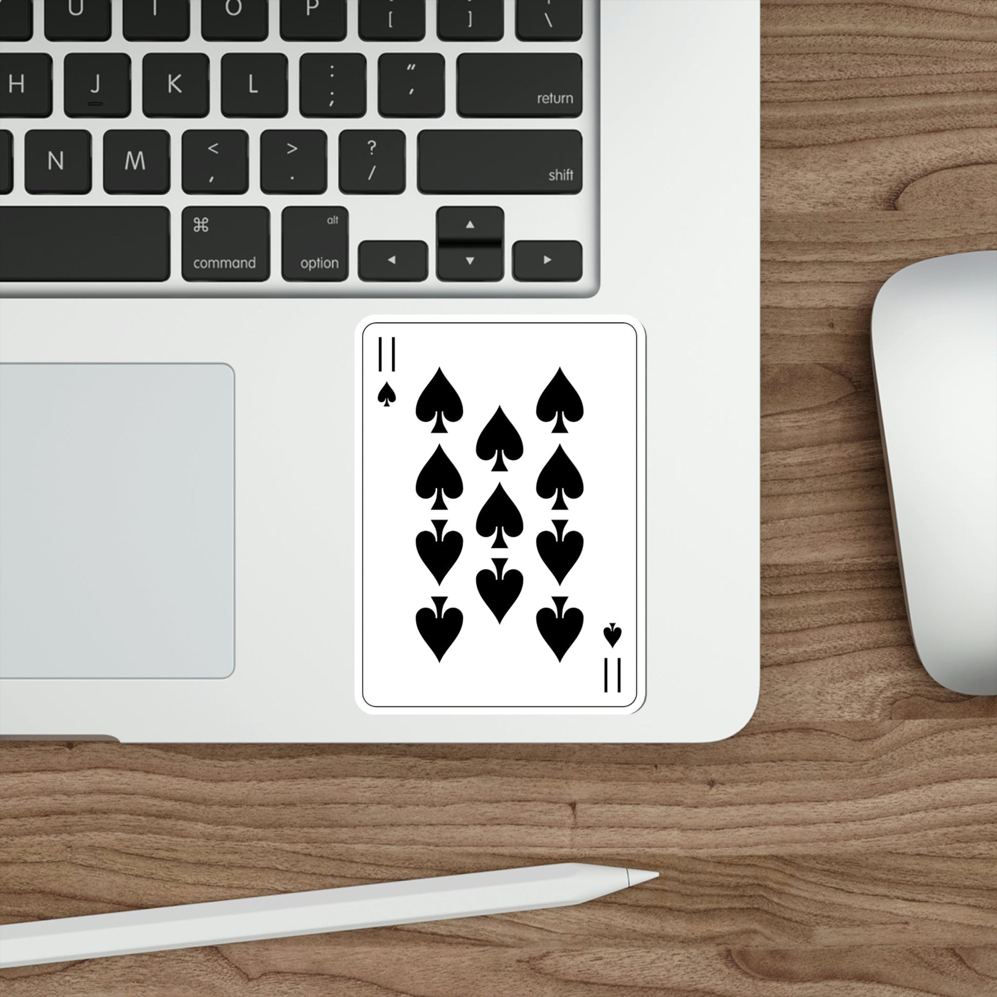 11 of Spades Playing Card STICKER Vinyl Die-Cut Decal-The Sticker Space