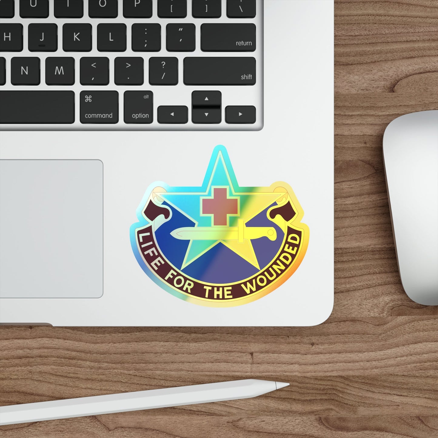 111 Medical Battalion (U.S. Army) Holographic STICKER Die-Cut Vinyl Decal-The Sticker Space