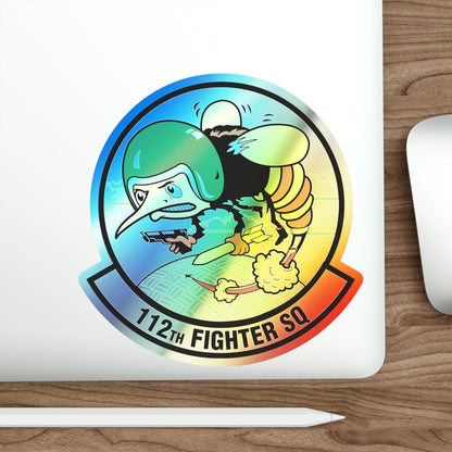 112th Fighter Squadron (U.S. Air Force) Holographic STICKER Die-Cut Vinyl Decal-The Sticker Space