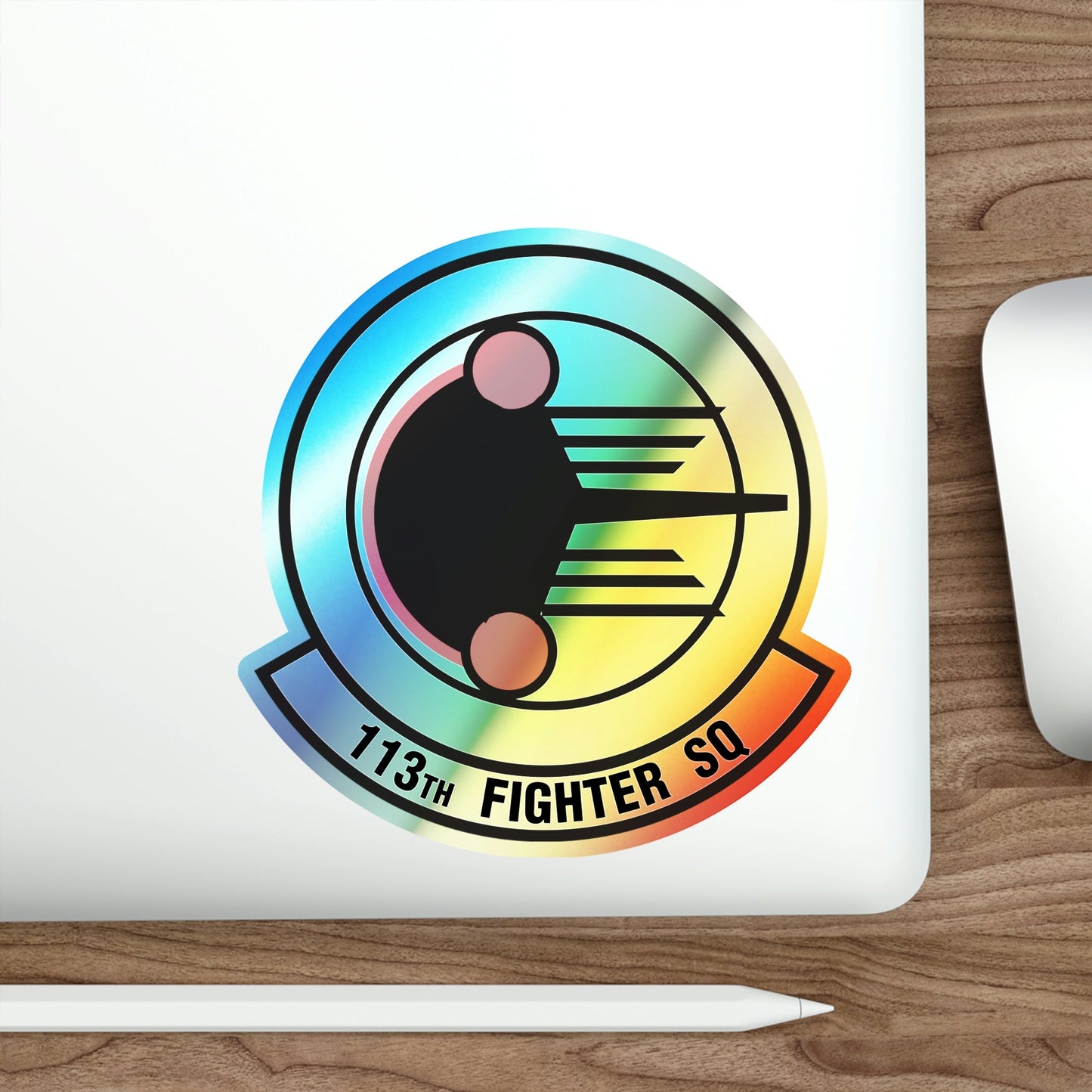 113 Fighter Squadron (U.S. Air Force) Holographic STICKER Die-Cut Vinyl Decal-The Sticker Space