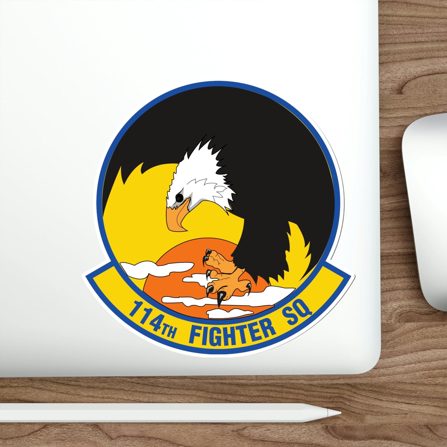114 Fighter Squadron (U.S. Air Force) STICKER Vinyl Die-Cut Decal-The Sticker Space