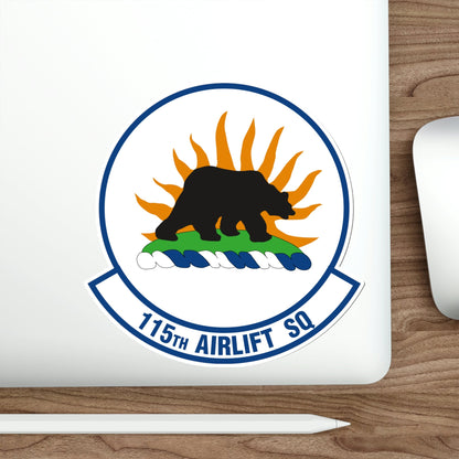 115 Airlift Squadron (U.S. Air Force) STICKER Vinyl Die-Cut Decal-The Sticker Space