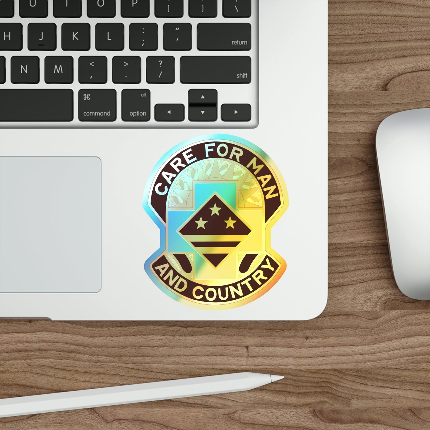 115 Surgical Hospital (U.S. Army) Holographic STICKER Die-Cut Vinyl Decal-The Sticker Space