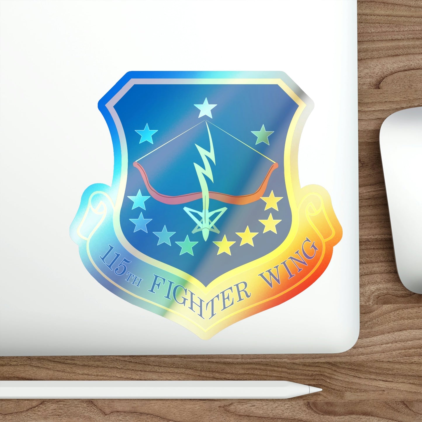 115th Fighter Wing (U.S. Air Force) Holographic STICKER Die-Cut Vinyl Decal-The Sticker Space