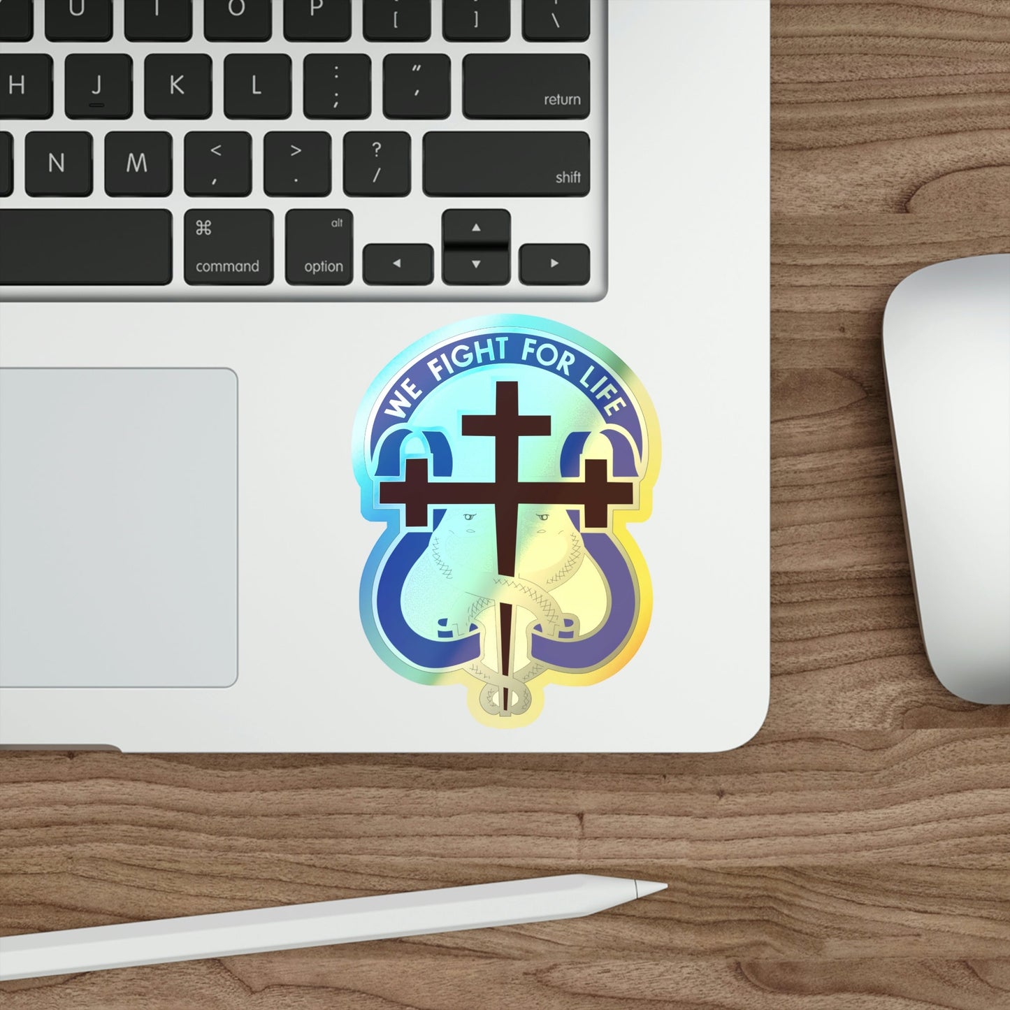 116 Surgical Hospital (U.S. Army) Holographic STICKER Die-Cut Vinyl Decal-The Sticker Space