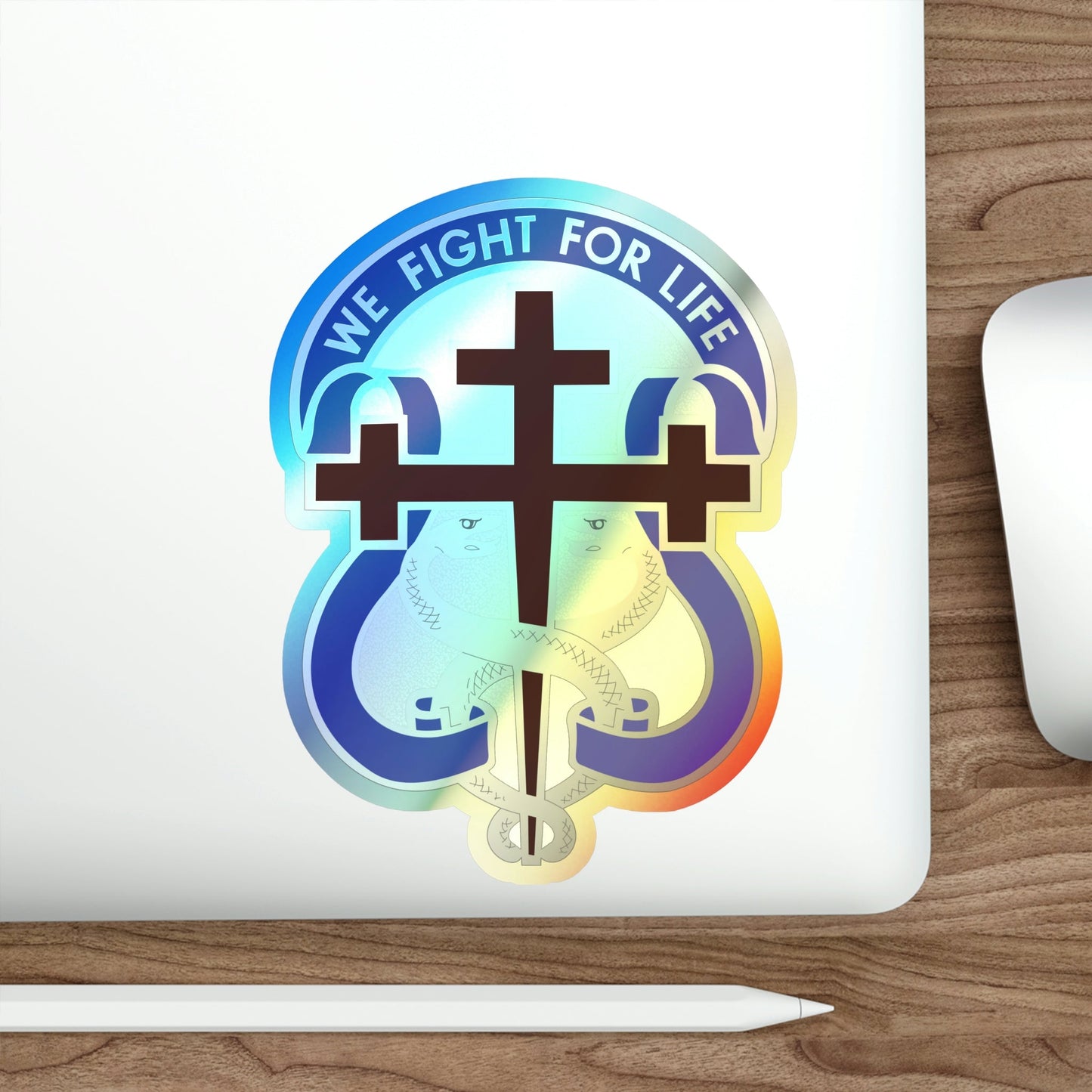 116 Surgical Hospital (U.S. Army) Holographic STICKER Die-Cut Vinyl Decal-The Sticker Space