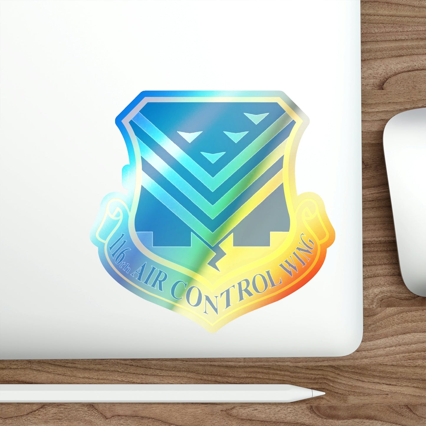 116th Air Control Wing (U.S. Air Force) Holographic STICKER Die-Cut Vinyl Decal-The Sticker Space