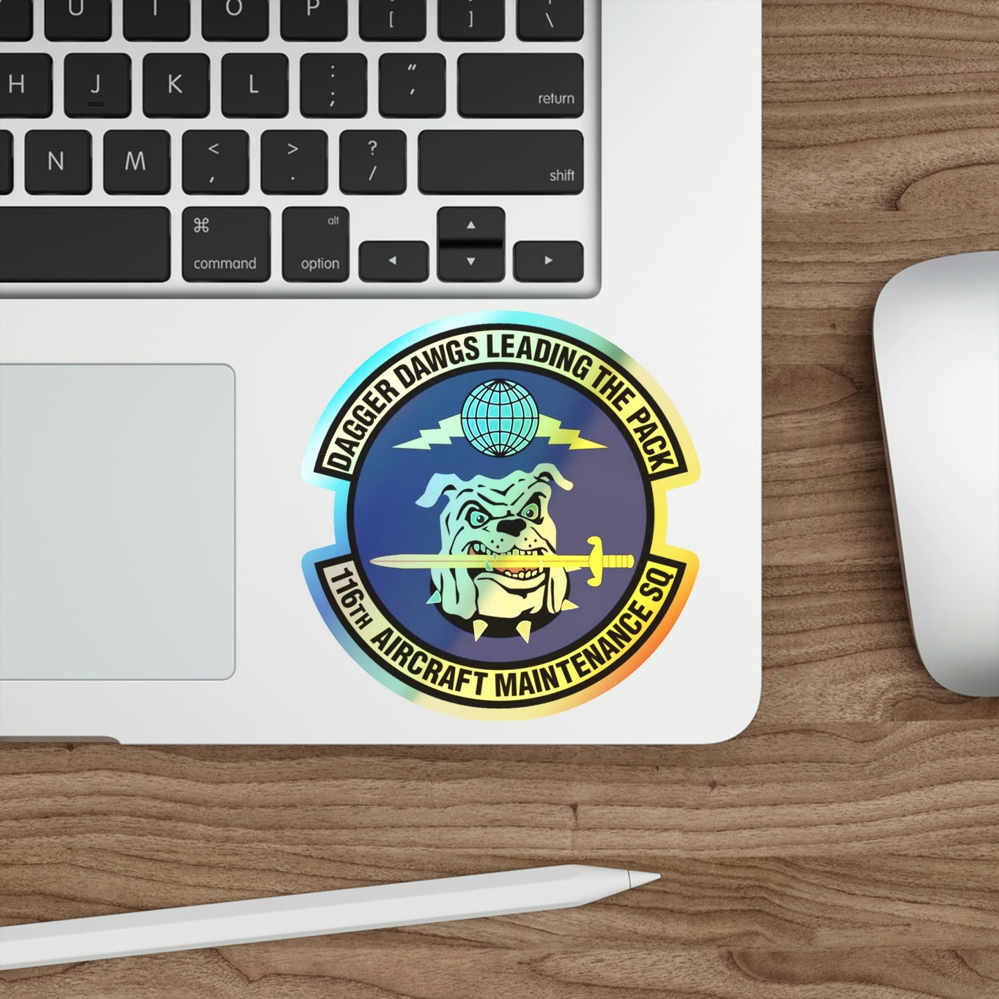 116th Aircraft Maintenance Squadron (U.S. Air Force) Holographic STICKER Die-Cut Vinyl Decal-The Sticker Space