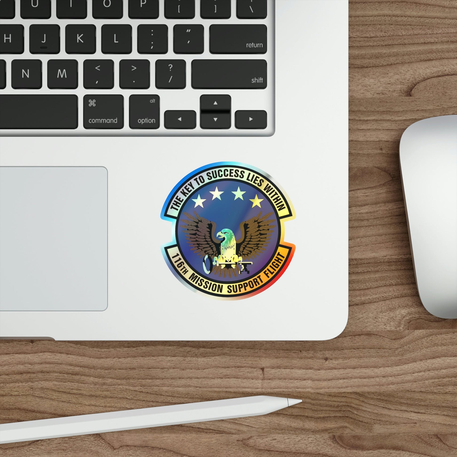 116th Mission Support Flight (U.S. Air Force) Holographic STICKER Die-Cut Vinyl Decal-The Sticker Space