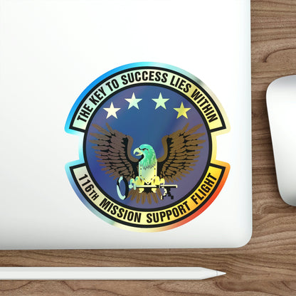 116th Mission Support Flight (U.S. Air Force) Holographic STICKER Die-Cut Vinyl Decal-The Sticker Space