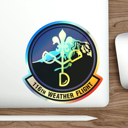 116th Weather Flight (U.S. Air Force) Holographic STICKER Die-Cut Vinyl Decal-The Sticker Space