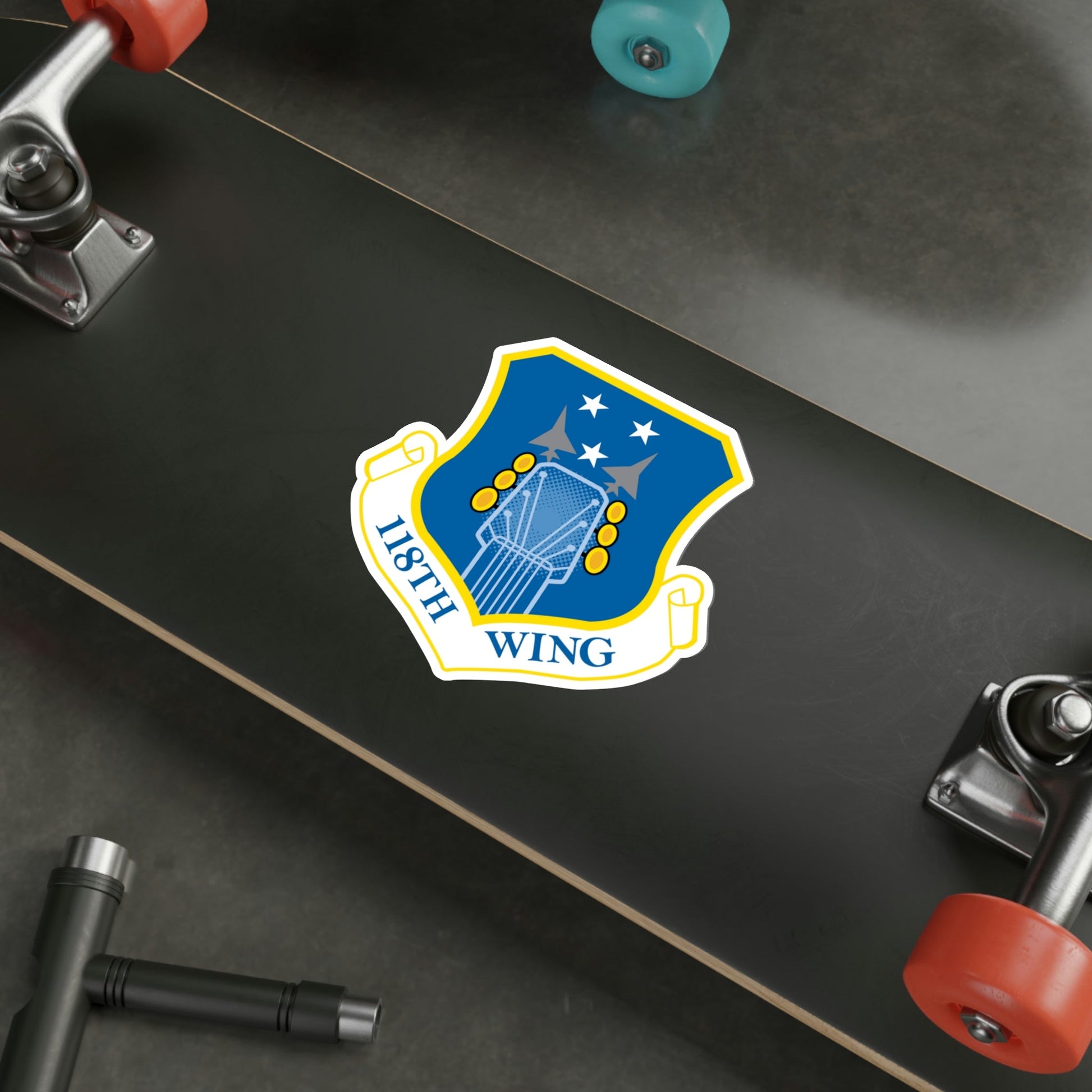 118th Wing ANG (U.S. Air Force) STICKER Vinyl Die-Cut Decal-The Sticker Space