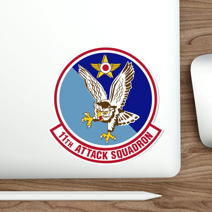 11th Attack Squadron (U.S. Air Force) STICKER Vinyl Die-Cut Decal-The Sticker Space