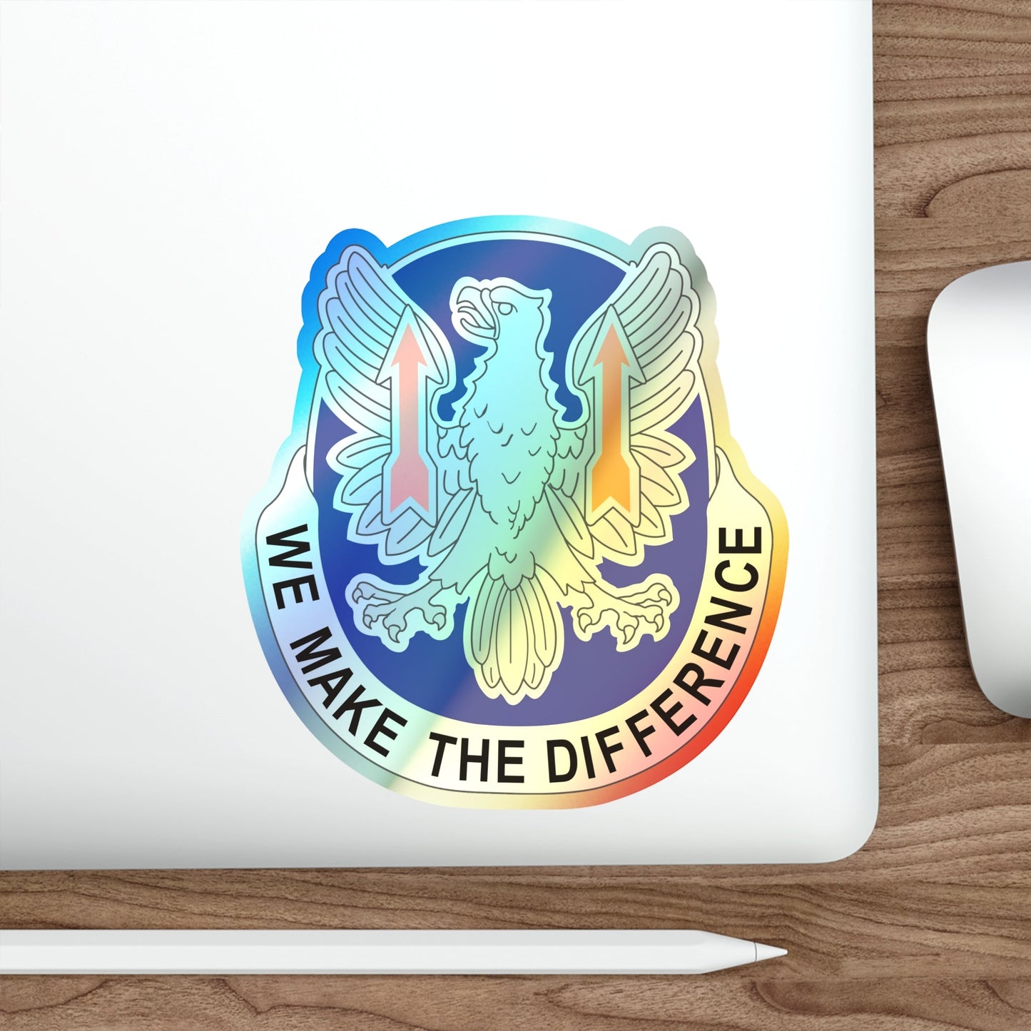 11th Expeditionary Combat Aviation Brigade v2 (U.S. Army) Holographic STICKER Die-Cut Vinyl Decal-The Sticker Space