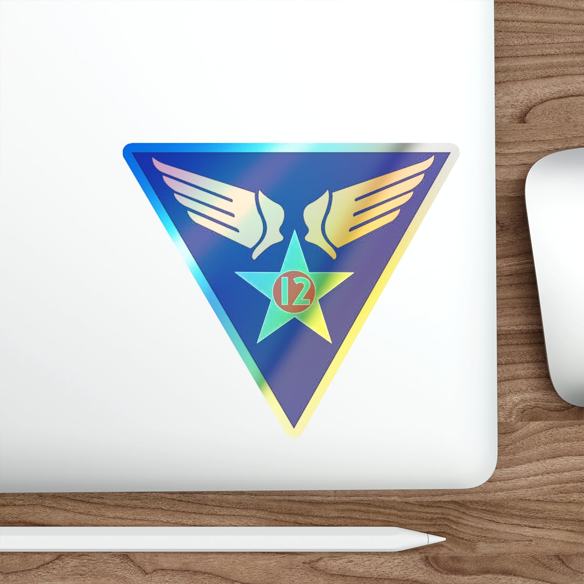 12 Air Force (U.S. Army) Holographic STICKER Die-Cut Vinyl Decal-The Sticker Space