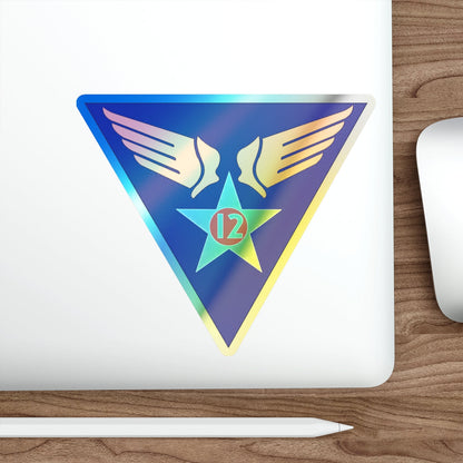 12 Air Force (U.S. Army) Holographic STICKER Die-Cut Vinyl Decal-The Sticker Space