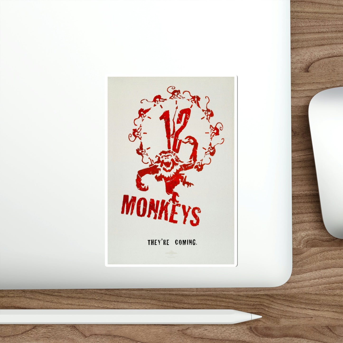 12 Monkeys 1995 Movie Poster STICKER Vinyl Die-Cut Decal-The Sticker Space