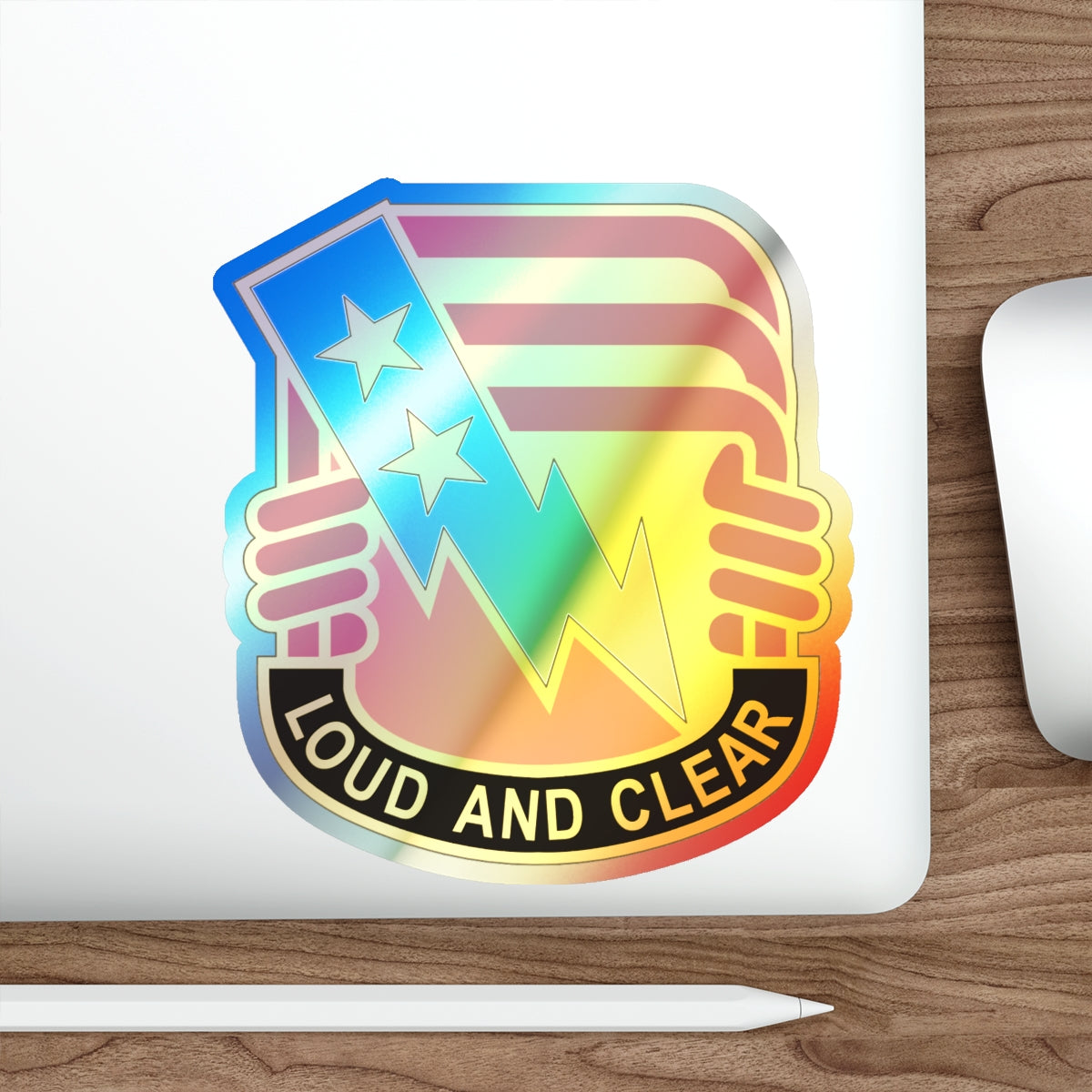 12 Signal Group (U.S. Army) Holographic STICKER Die-Cut Vinyl Decal-The Sticker Space