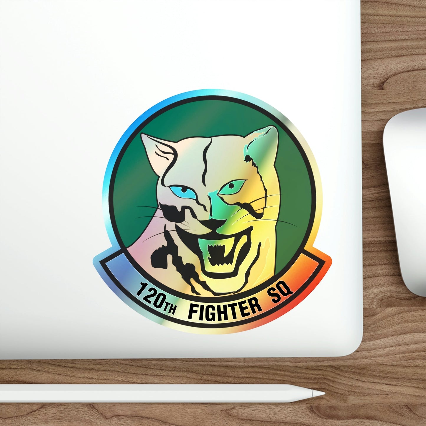 120th Fighter Squadron (U.S. Air Force) Holographic STICKER Die-Cut Vinyl Decal-The Sticker Space