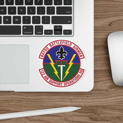 122d Air Support Operations Squadron (U.S. Air Force) STICKER Vinyl Die-Cut Decal-The Sticker Space