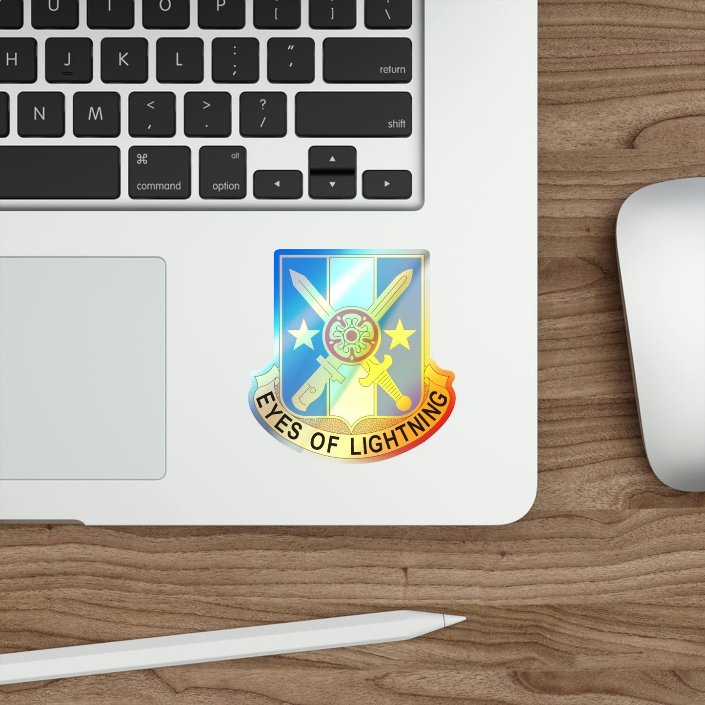 125 Military Intelligence Battalion (U.S. Army) Holographic STICKER Die-Cut Vinyl Decal-The Sticker Space