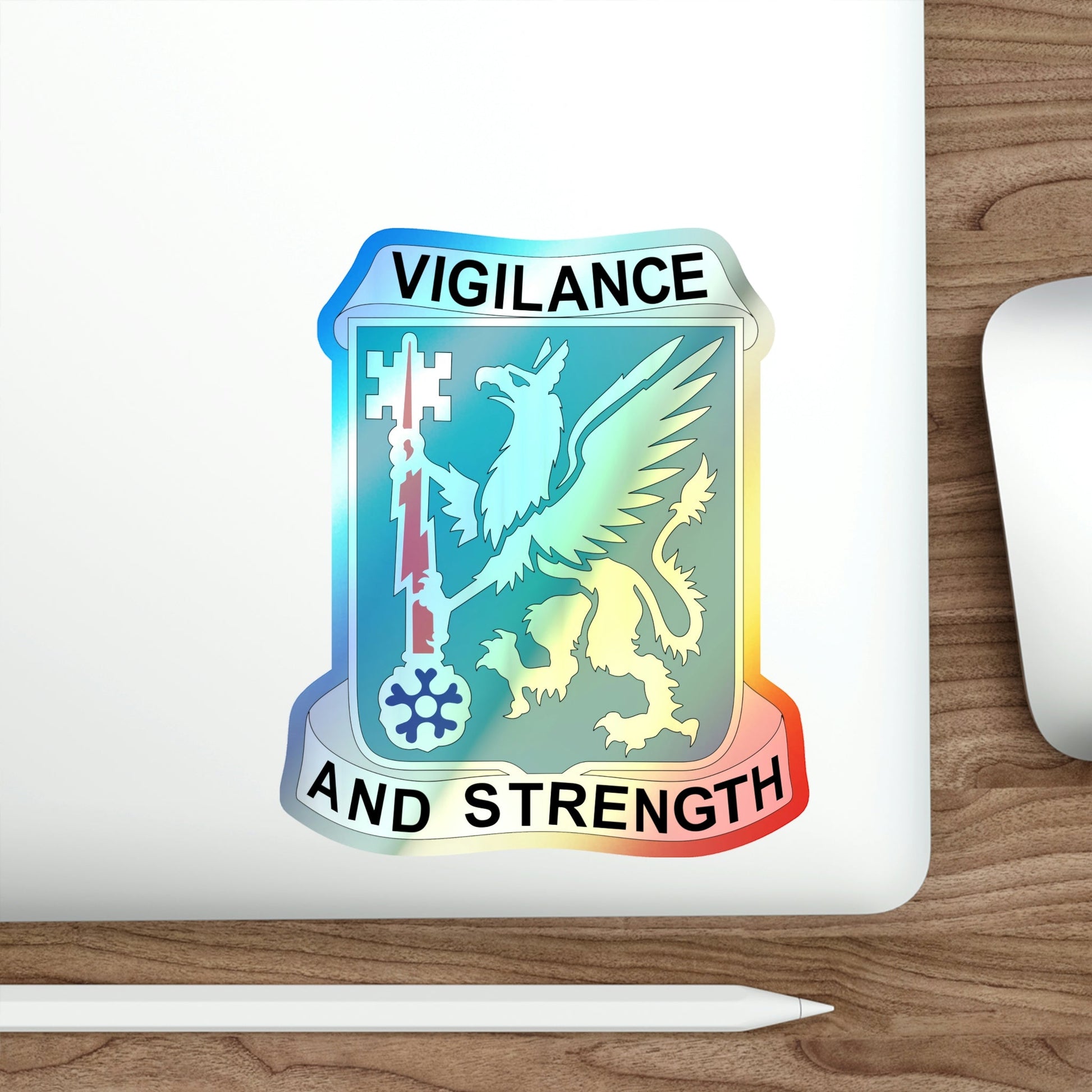126 Military Intelligence Battalion (U.S. Army) Holographic STICKER Die-Cut Vinyl Decal-The Sticker Space