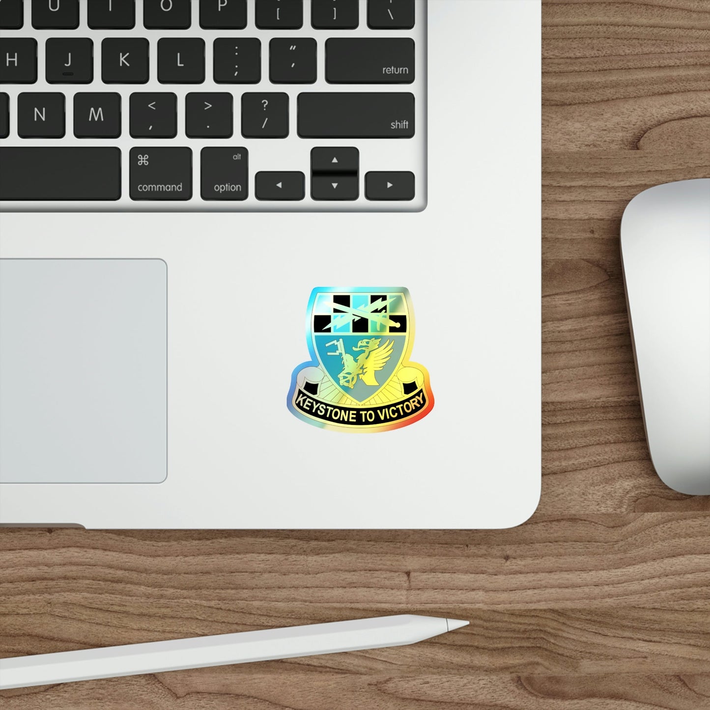 128 Military Intelligence Battalion (U.S. Army) Holographic STICKER Die-Cut Vinyl Decal-The Sticker Space