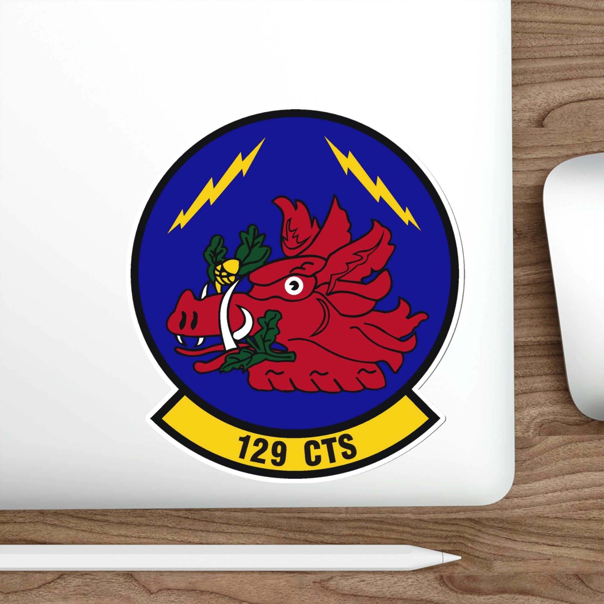 129th Combat Training Squadron (U.S. Air Force) STICKER Vinyl Die-Cut Decal-The Sticker Space