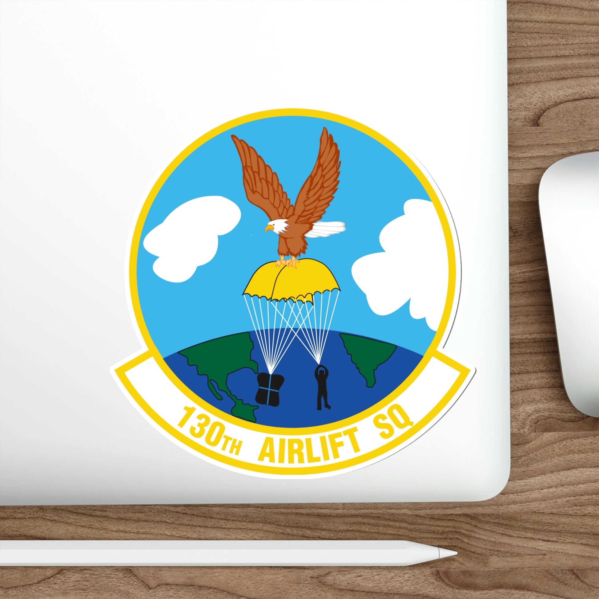 130 Airlift Squadron (U.S. Air Force) STICKER Vinyl Die-Cut Decal-The Sticker Space