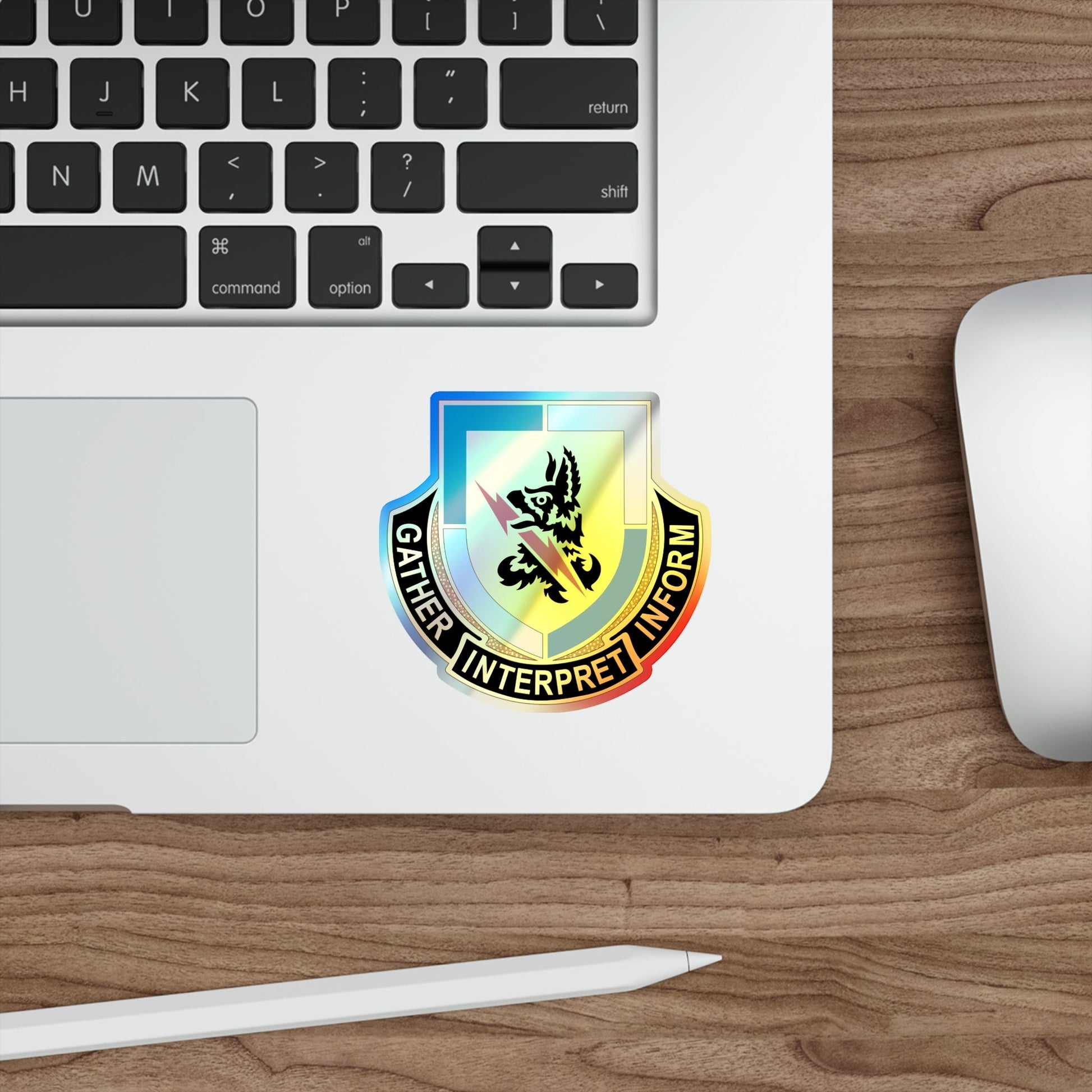 134 Military Intelligence Battalion (U.S. Army) Holographic STICKER Die-Cut Vinyl Decal-The Sticker Space