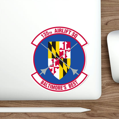 135 Airlift Squadron (U.S. Air Force) STICKER Vinyl Die-Cut Decal-The Sticker Space