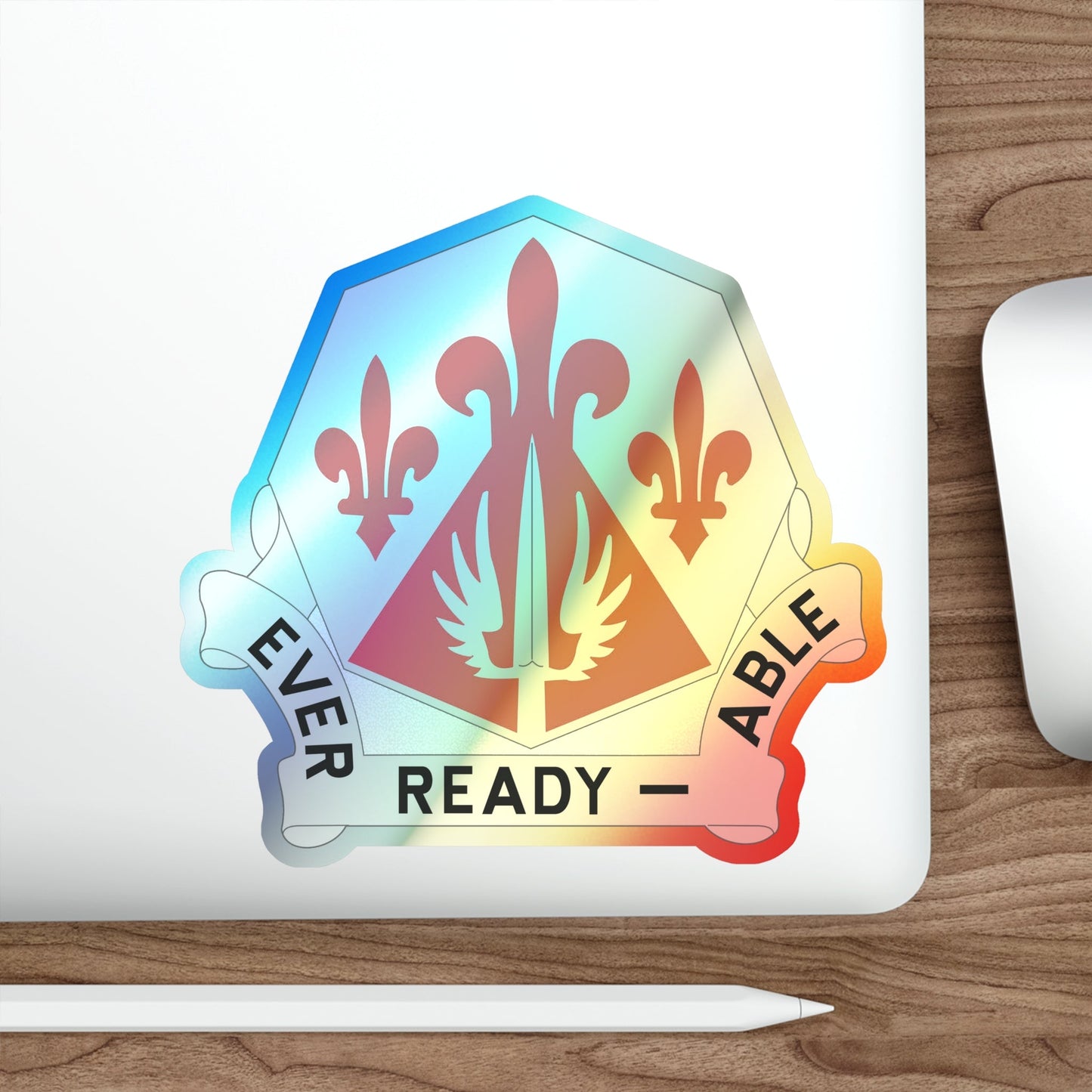 138 Engineer Group (U.S. Army) Holographic STICKER Die-Cut Vinyl Decal-The Sticker Space