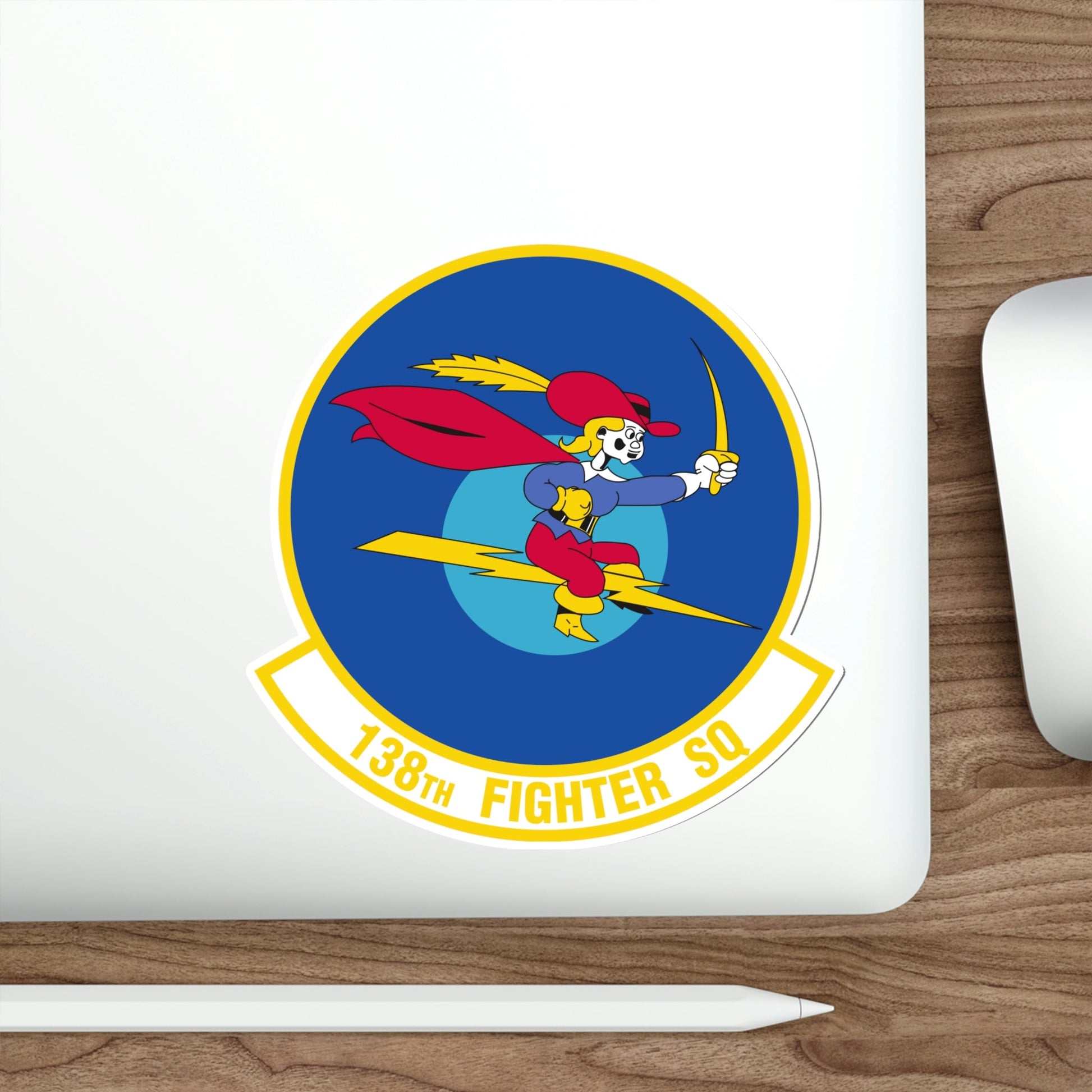 138 Fighter Squadron (U.S. Air Force) STICKER Vinyl Die-Cut Decal-The Sticker Space