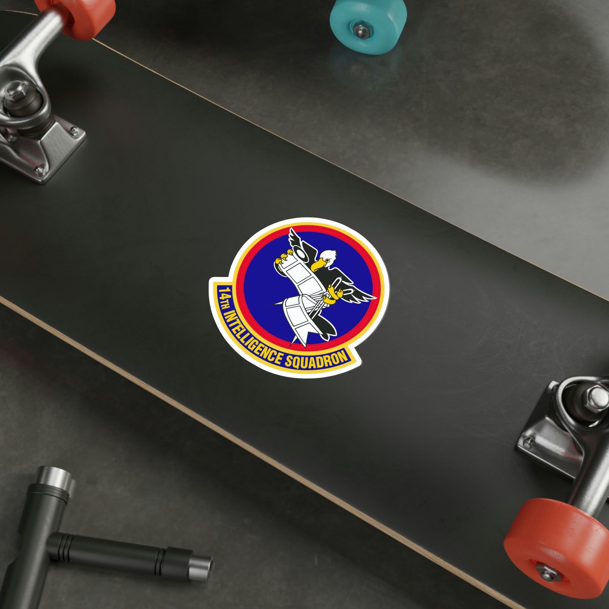 14 Intelligence Squadron AFRC (U.S. Air Force) STICKER Vinyl Die-Cut Decal-The Sticker Space