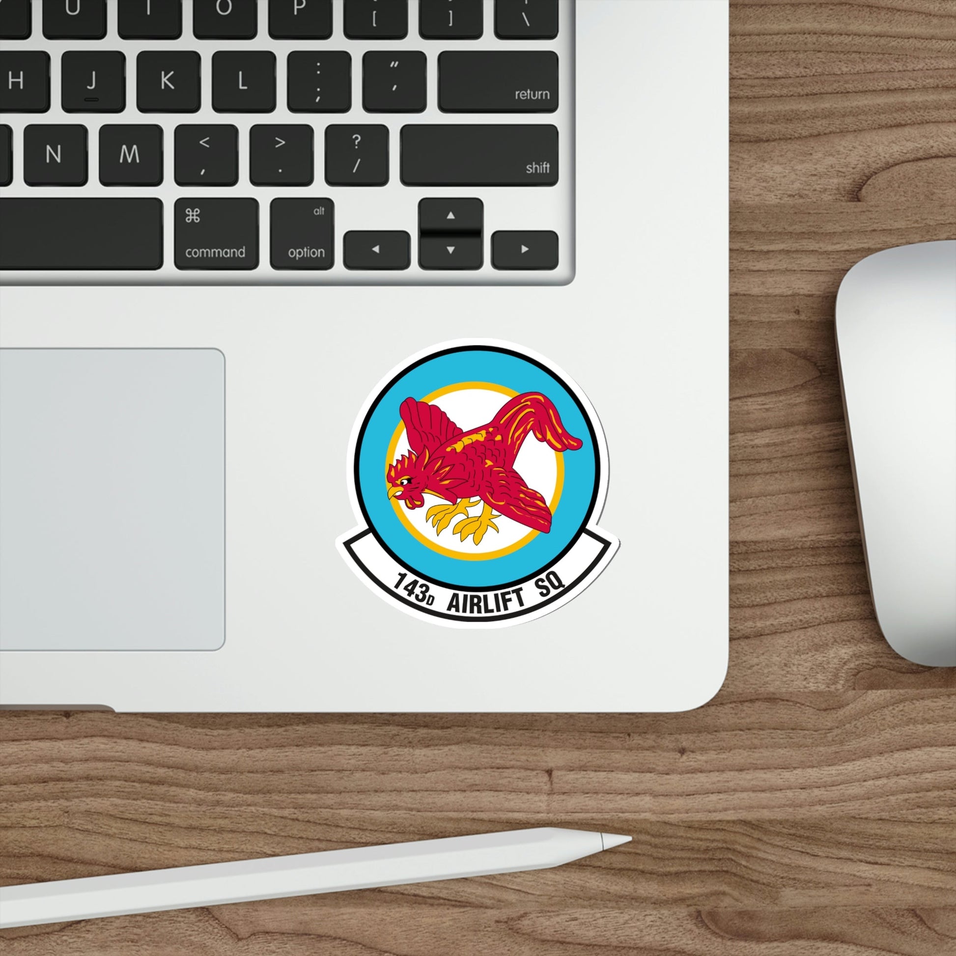 143 Airlift Squadron (U.S. Air Force) STICKER Vinyl Die-Cut Decal-The Sticker Space