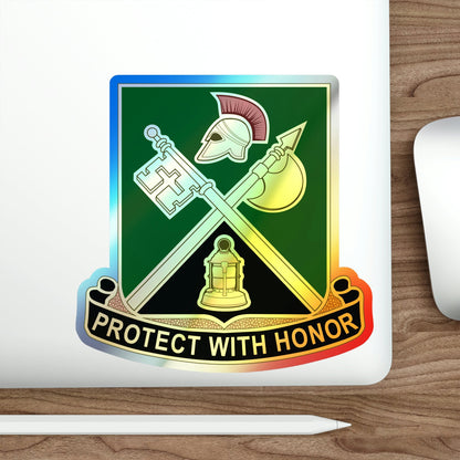 143 Military Police Battalion CAANG (U.S. Army) Holographic STICKER Die-Cut Vinyl Decal-The Sticker Space