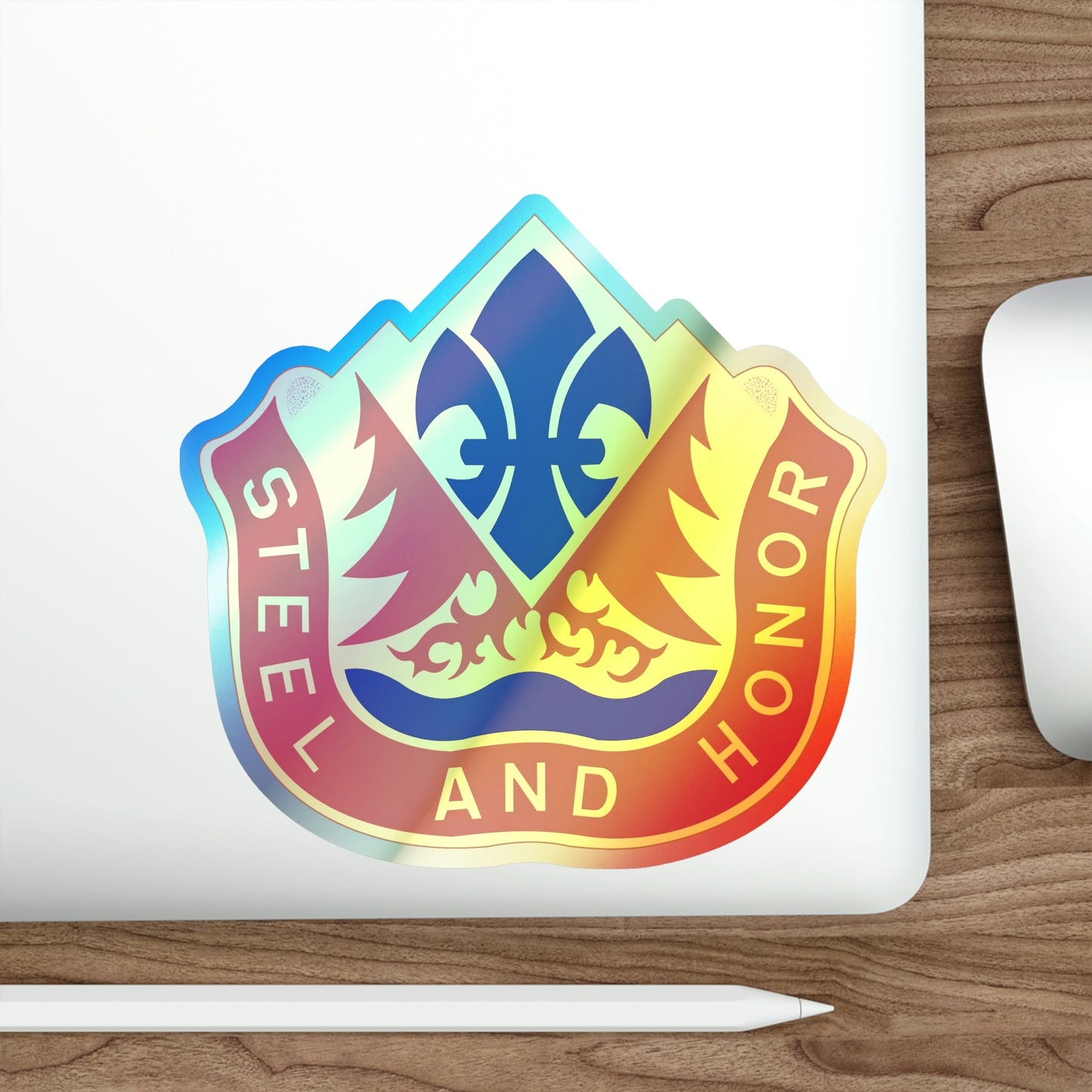 143rd Field Artillery Group (U.S. Army) Holographic STICKER Die-Cut Vinyl Decal-The Sticker Space