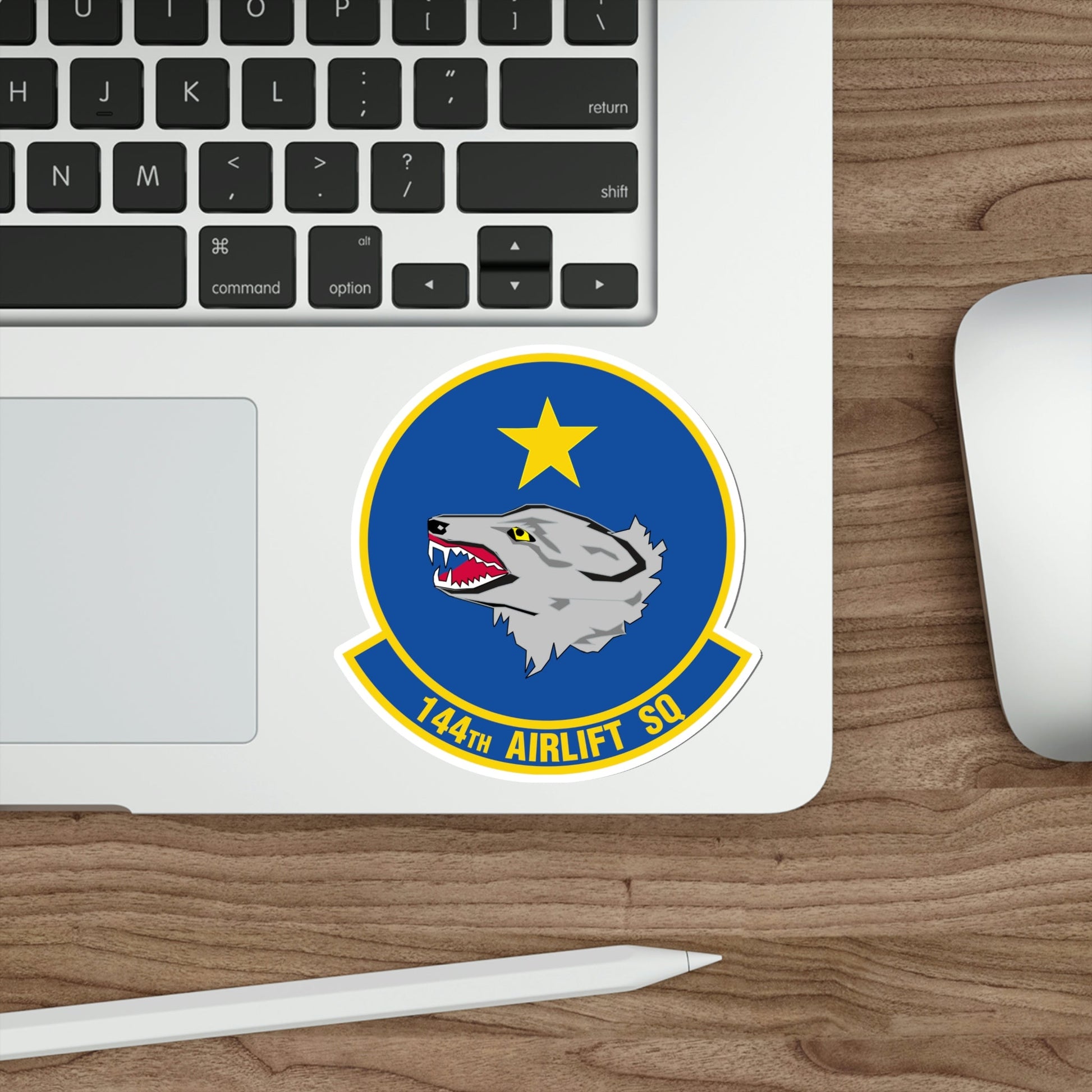 144 Airlift Squadron (U.S. Air Force) STICKER Vinyl Die-Cut Decal-The Sticker Space