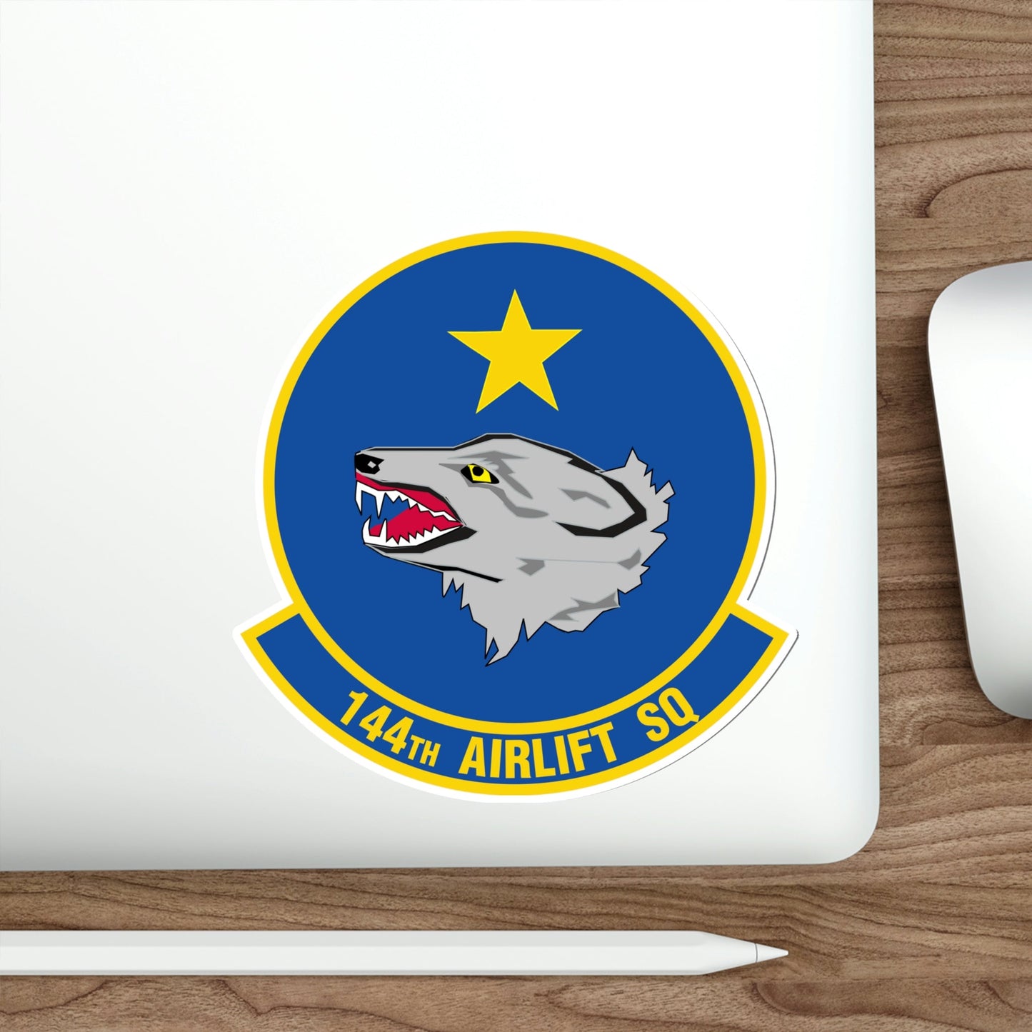 144 Airlift Squadron (U.S. Air Force) STICKER Vinyl Die-Cut Decal-The Sticker Space