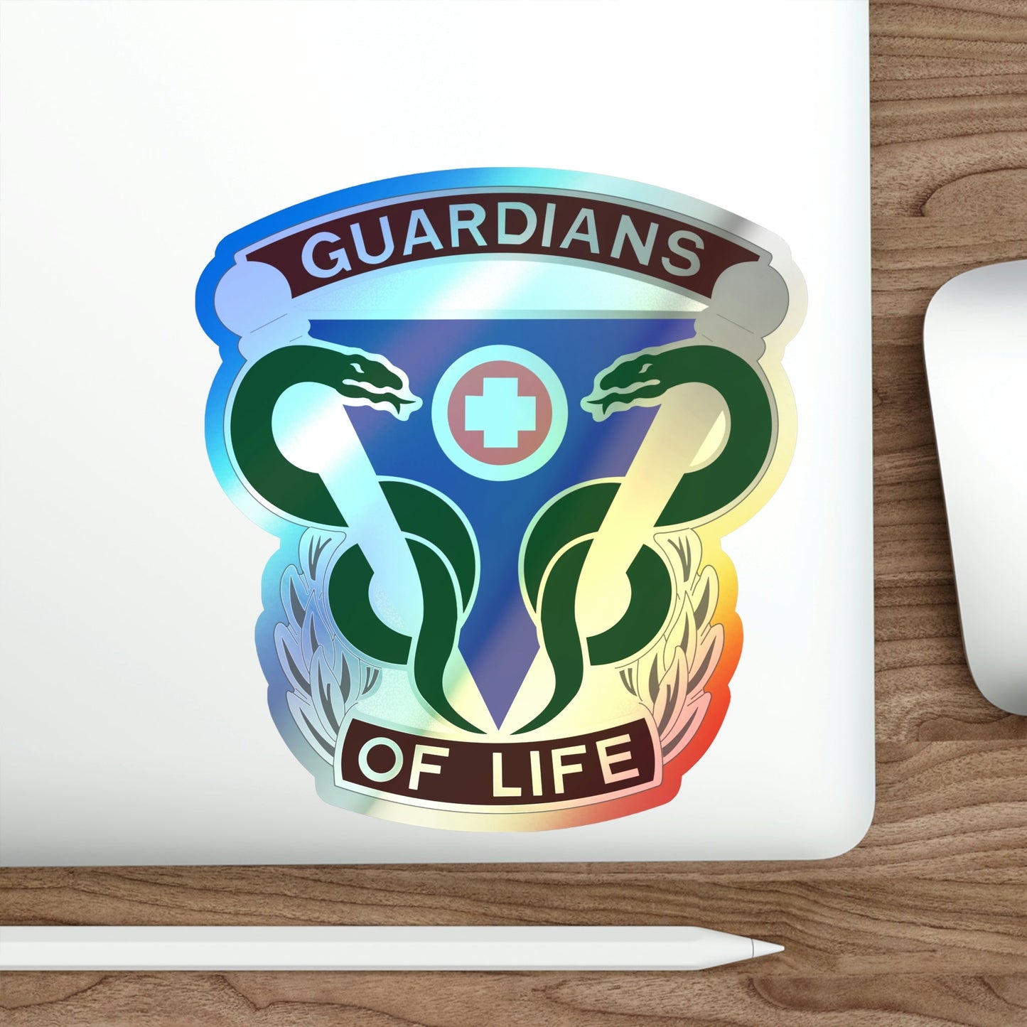 145 Surgical Hospital (U.S. Army) Holographic STICKER Die-Cut Vinyl Decal-The Sticker Space