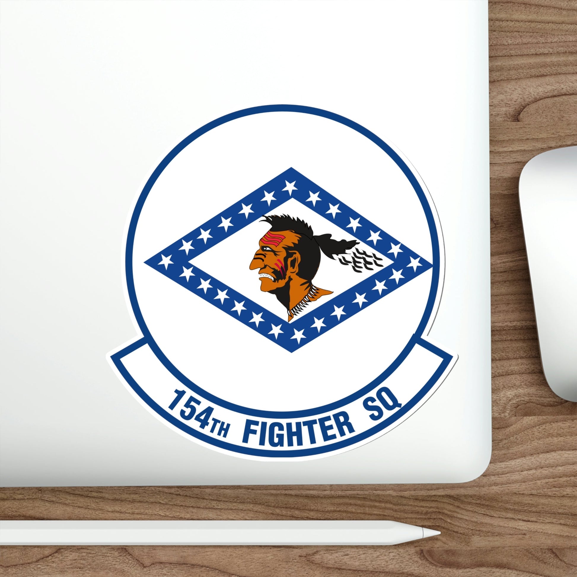 154 Fighter Squadron (U.S. Air Force) STICKER Vinyl Die-Cut Decal-The Sticker Space