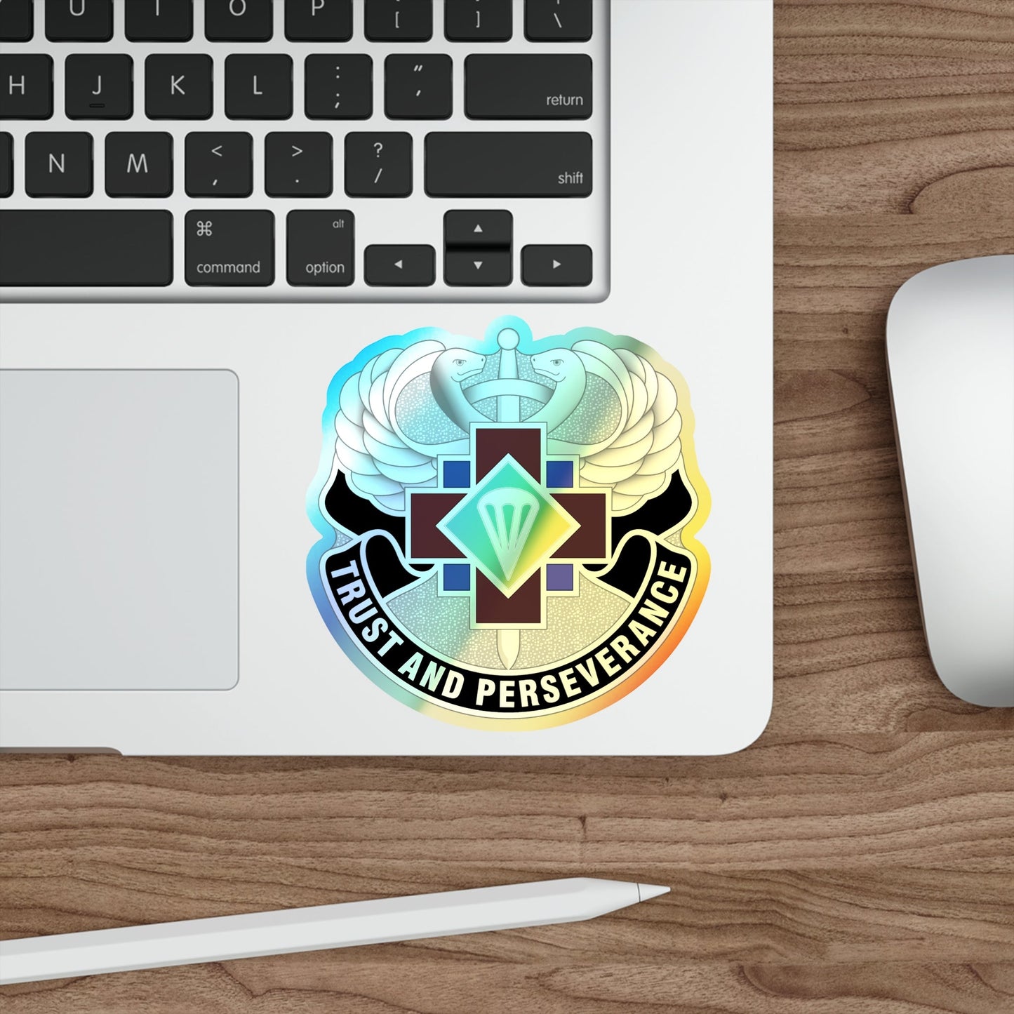 16 Hospital Center (U.S. Army) Holographic STICKER Die-Cut Vinyl Decal-The Sticker Space