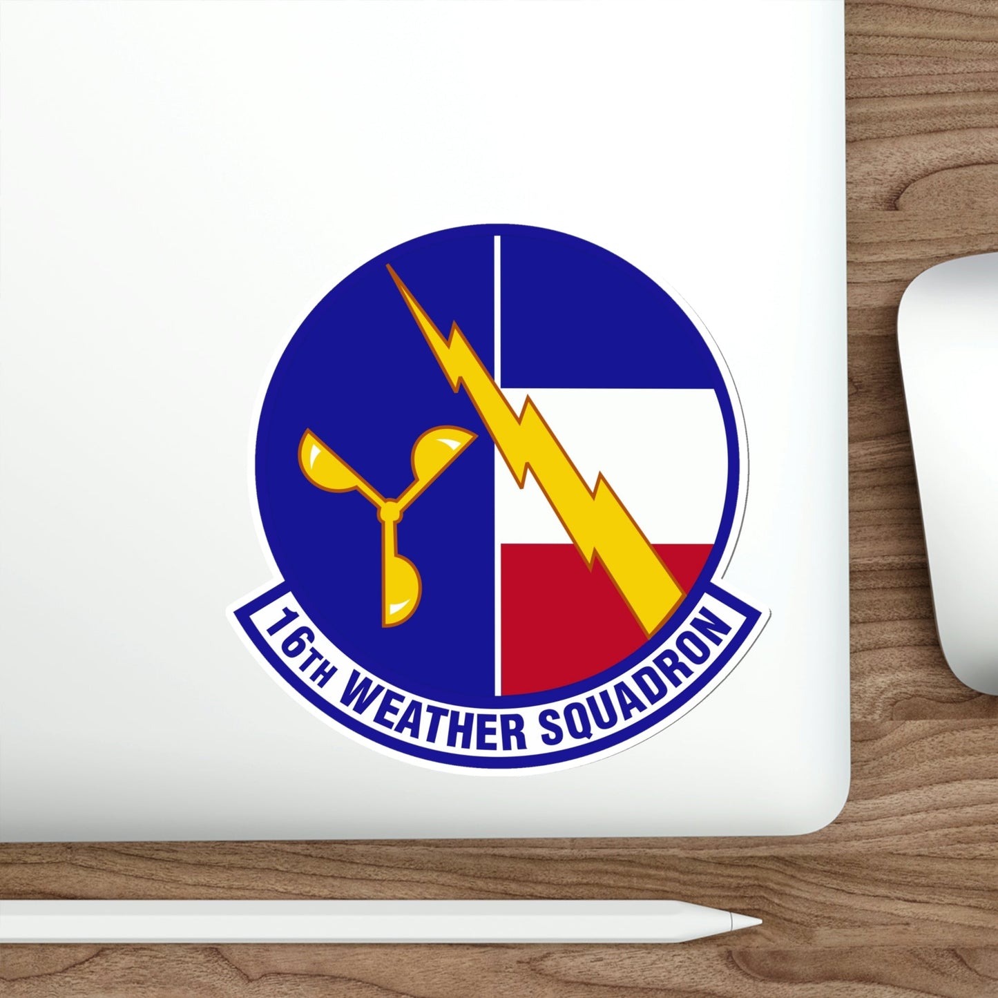 16 Weather Squadron AFWA (U.S. Air Force) STICKER Vinyl Die-Cut Decal-The Sticker Space
