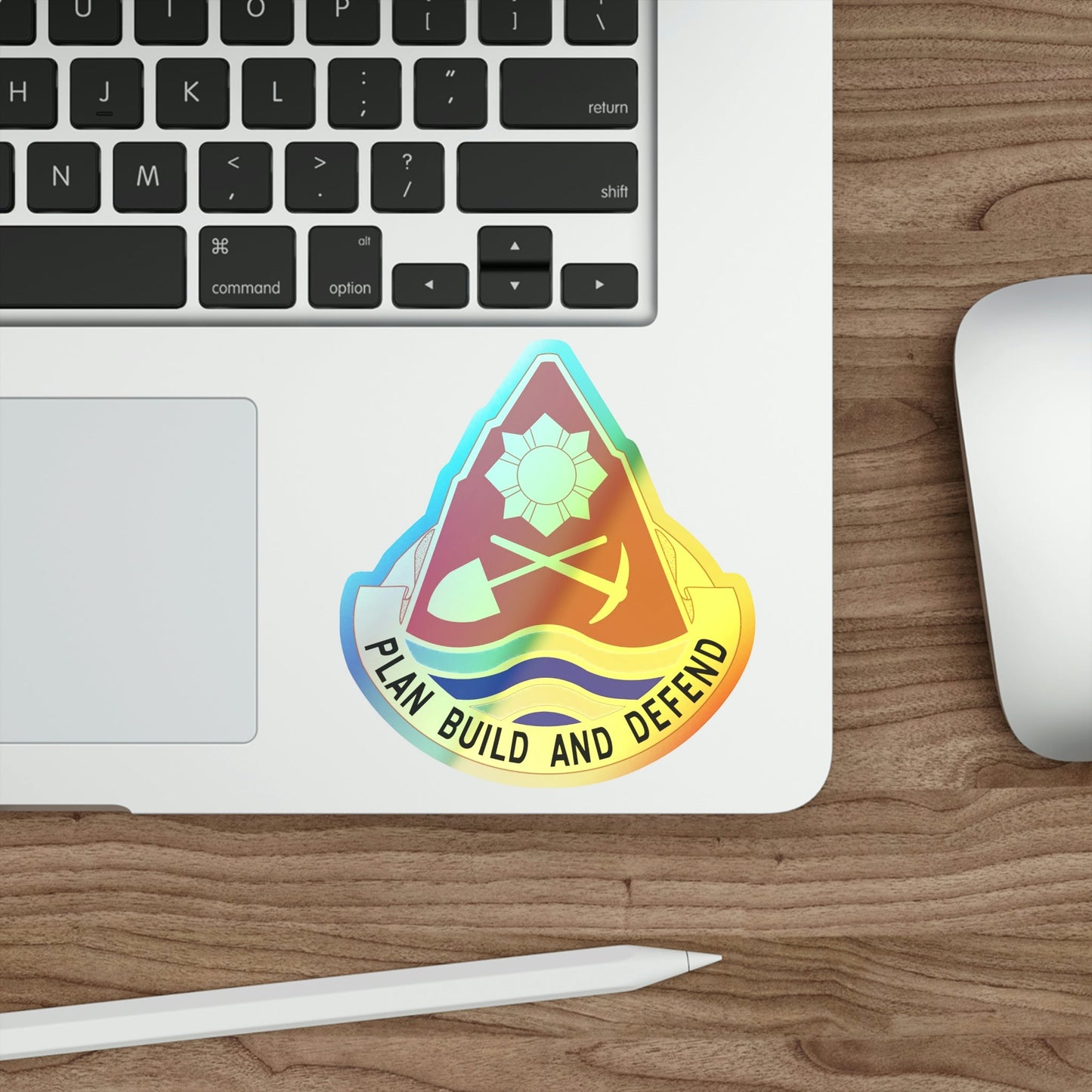 160 Engineer Group (U.S. Army) Holographic STICKER Die-Cut Vinyl Decal-The Sticker Space