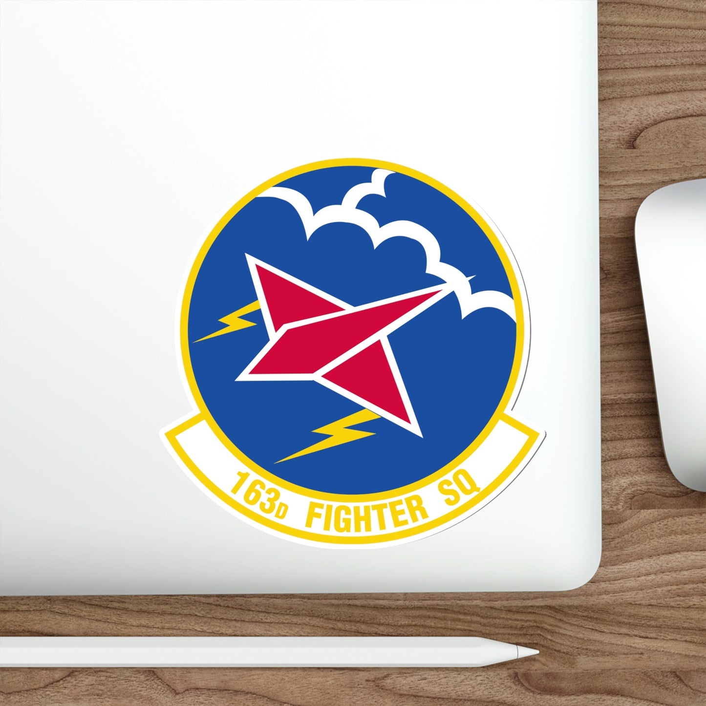 163 Fighter Squadron (U.S. Air Force) STICKER Vinyl Die-Cut Decal-The Sticker Space