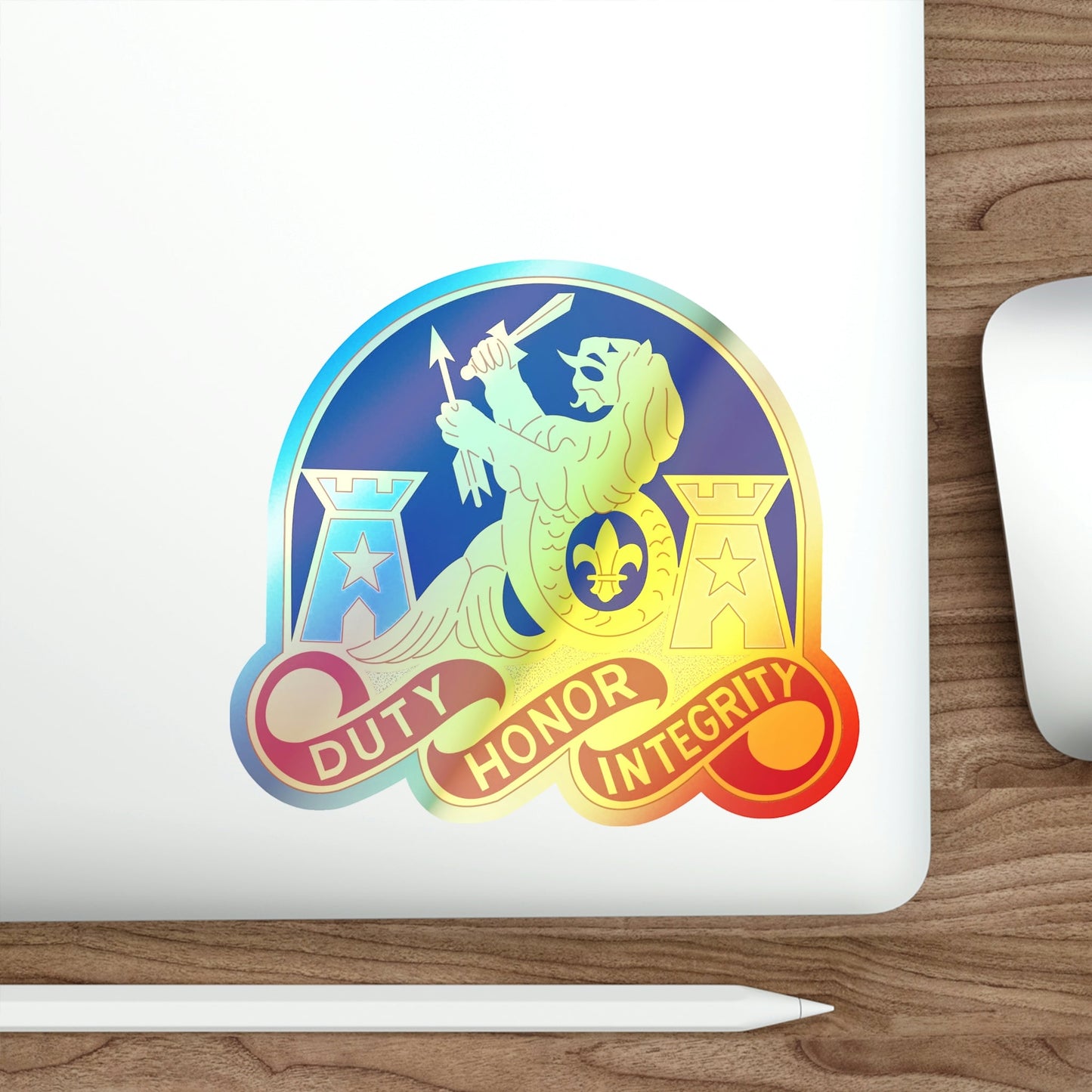 164 Engineer Group (U.S. Army) Holographic STICKER Die-Cut Vinyl Decal-The Sticker Space
