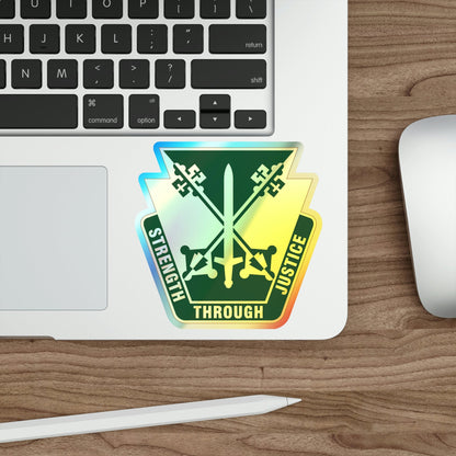 165 Military Police Pennsylvania National Guard (U.S. Army) Holographic STICKER Die-Cut Vinyl Decal-The Sticker Space